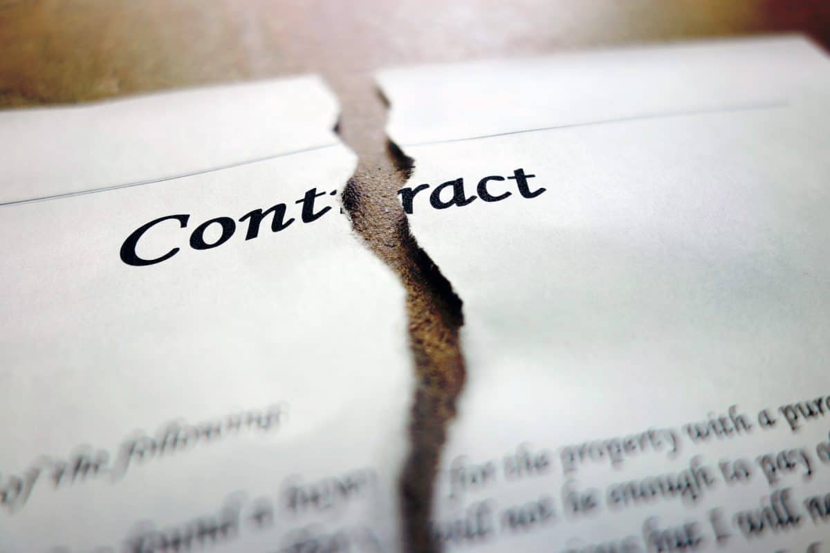 résiliation contractuelle